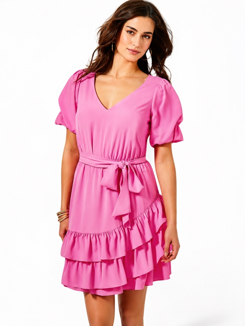 Lilly Pulitzer • Martha Stretch Dress Prosecco Pink NWOT